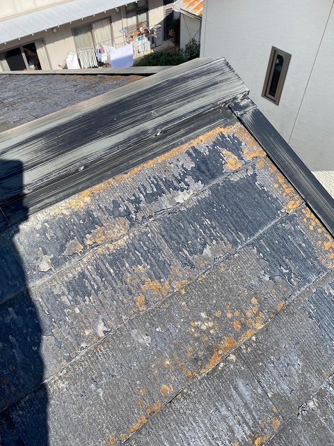 訪問営業に指摘された棟板金